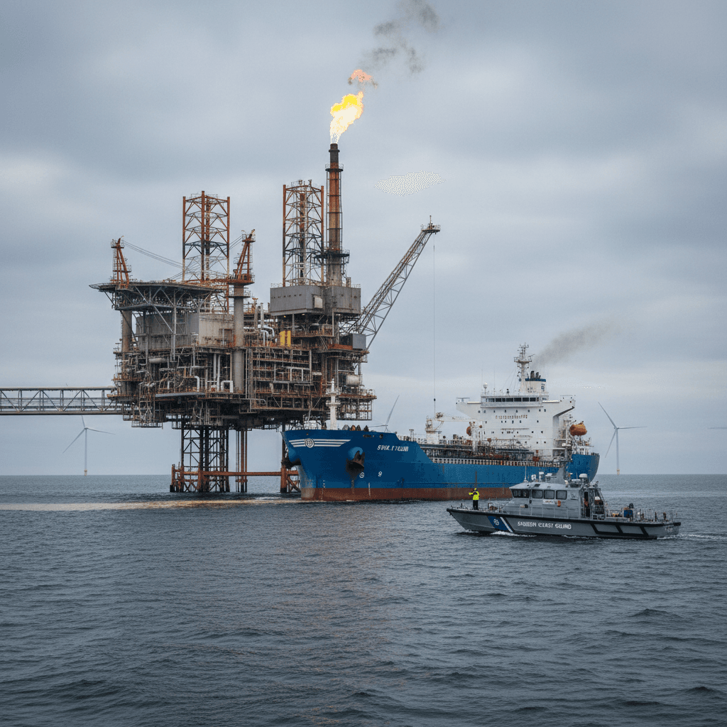 Swedish Authorities Seize Chemical Tanker Over Baltic Oil Spill Suspicion