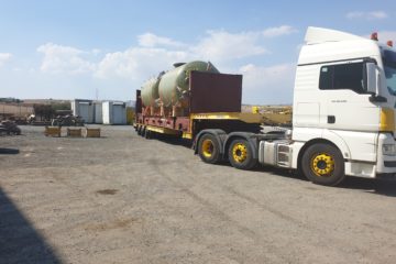 Door to door delivery from Italy to Cyprus of out of gauge tank units